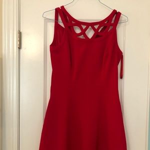 BRAND NEW* White House Black Market red dress (6)